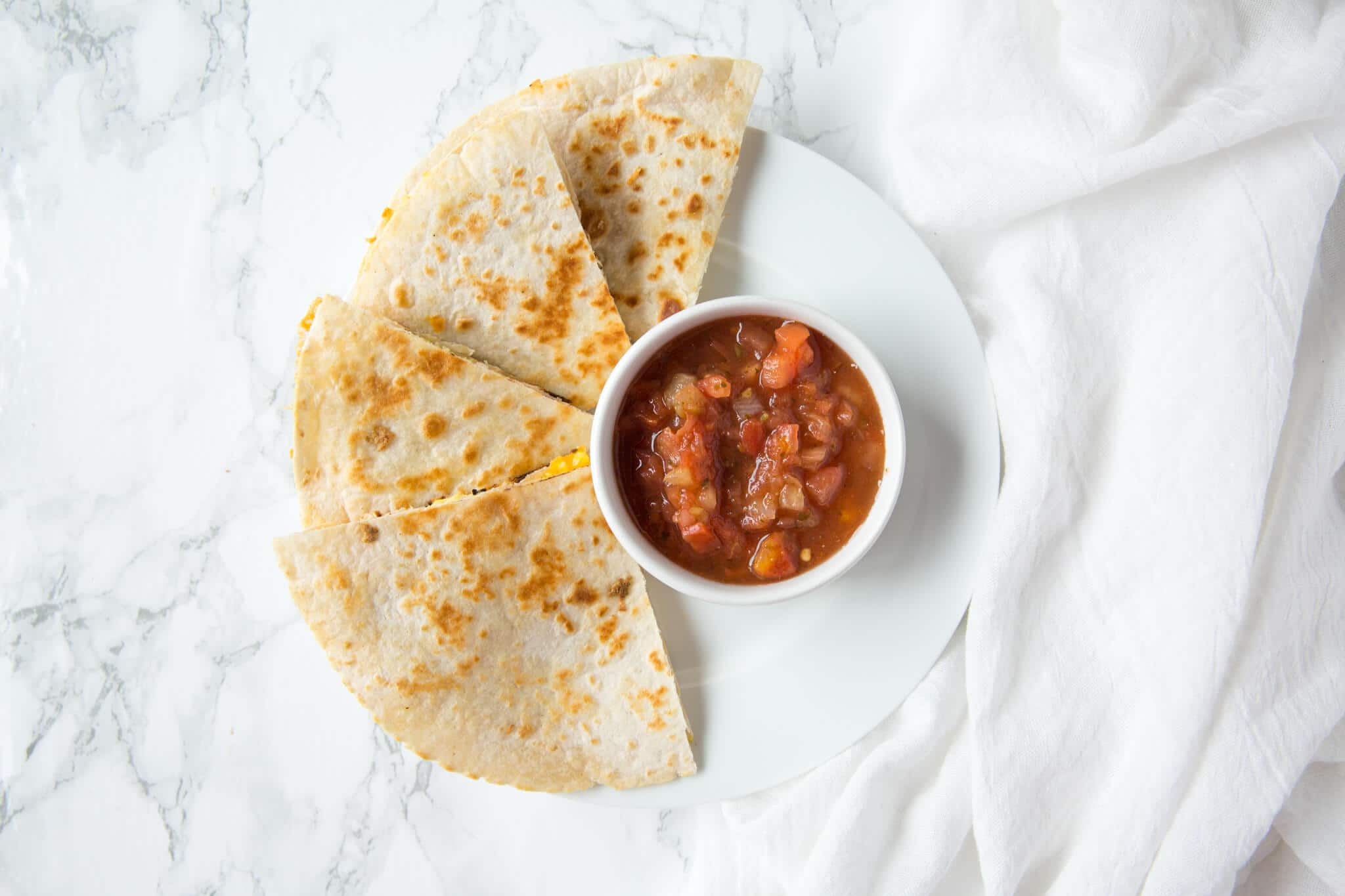Corn and Black Bean Quesadillas & Quesadilla Filling Ideas!