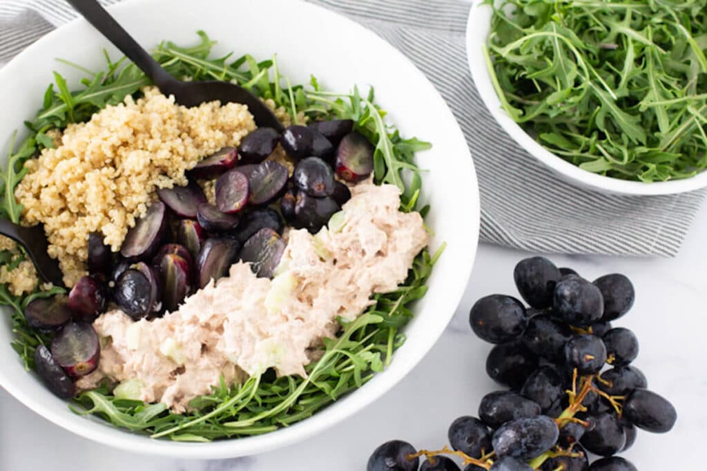 Tuna Salad with Grapes