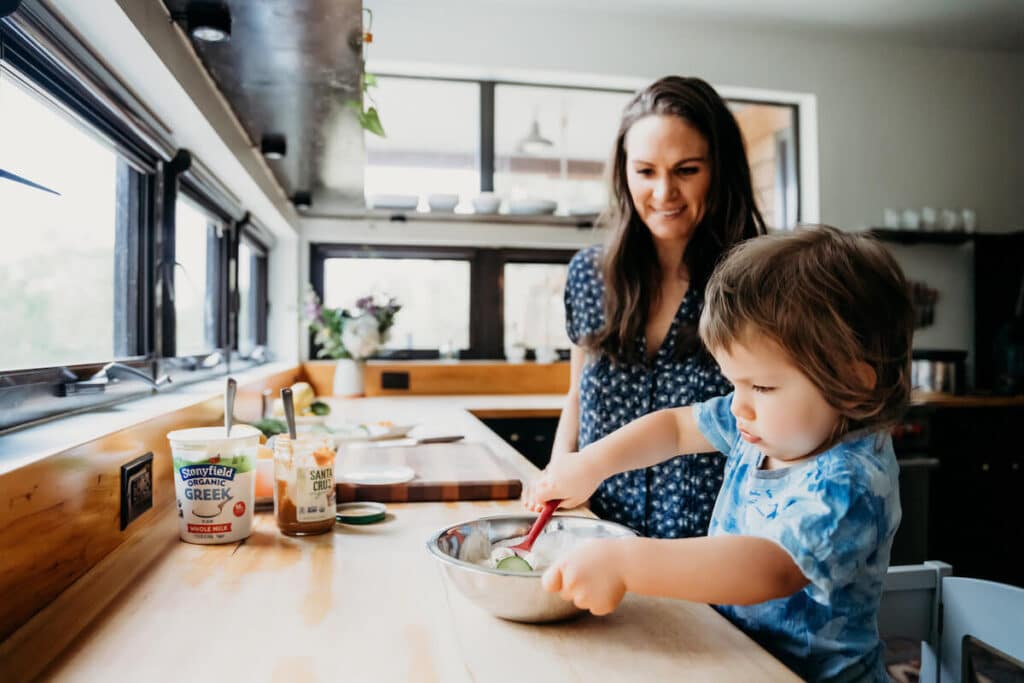 Mess-Free Peanut Butter Mixer - Montessori Services