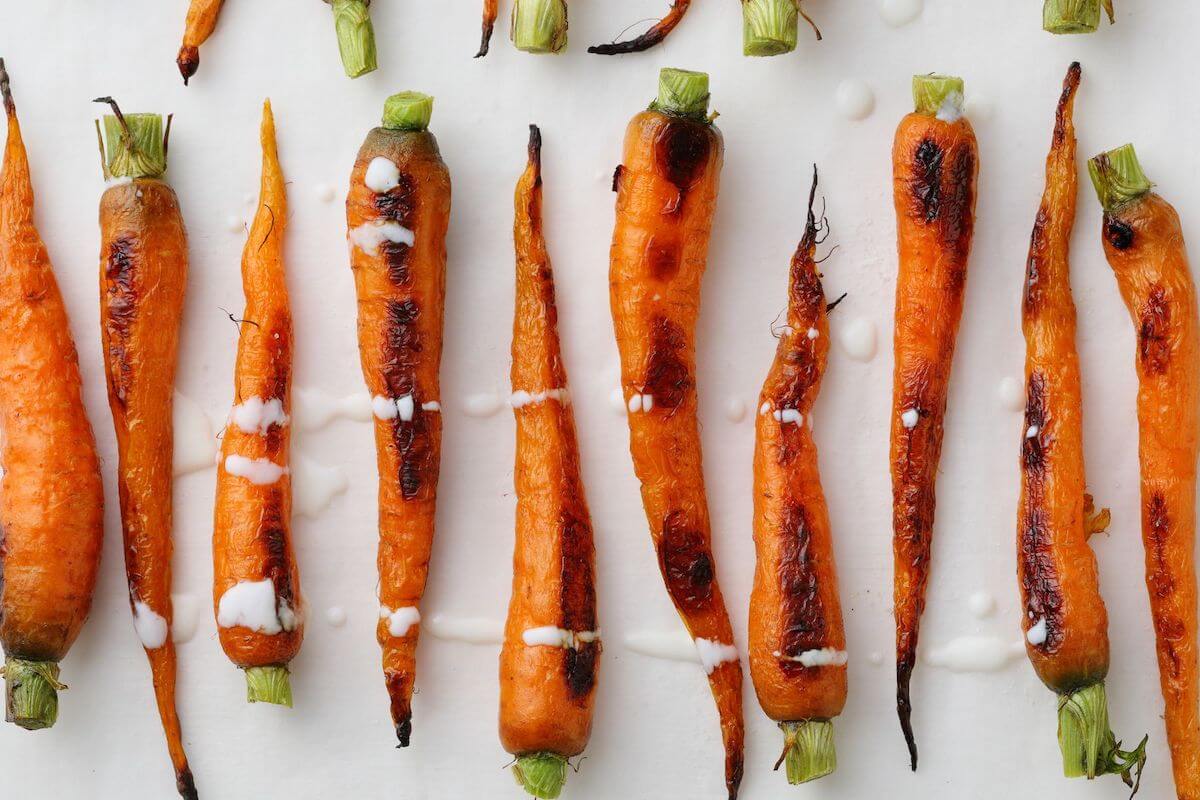 Easy Veggie Sides Whole Roasted Carrots