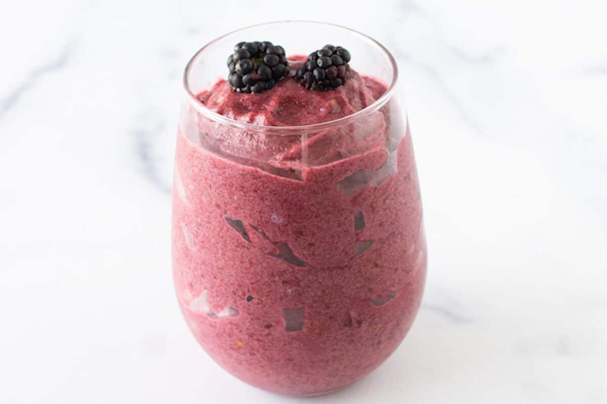 Blackberry Homemade Sherbet