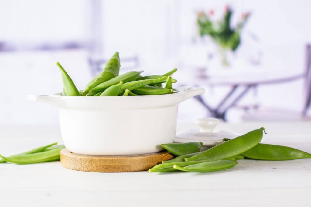 Steaming Sugar Snap Peas