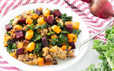 Healthy Breakfast Hash with Sweets, Beets & Kale