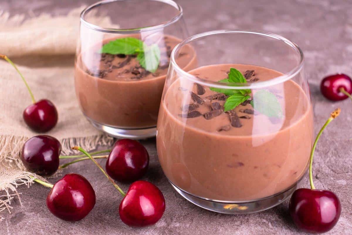 Healthy Protein Smoothie Recipe - Chocolate Cherry Smoothie w/ Collagen