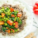 Ground Lamb Curry Bowls