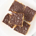 Healthy Chocolate Peanut Butter Bars