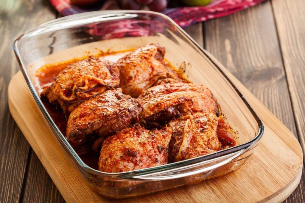 Healthy Freezer Meal Prep - Marinating Chicken