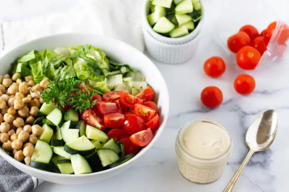 Homemade Summer Salad Dressing: Tahini Sauce