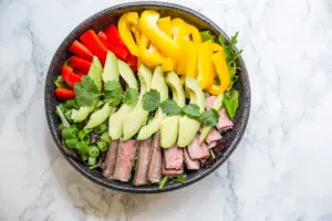 Southwestern Steak Salad with Paleo Salsa Ranch